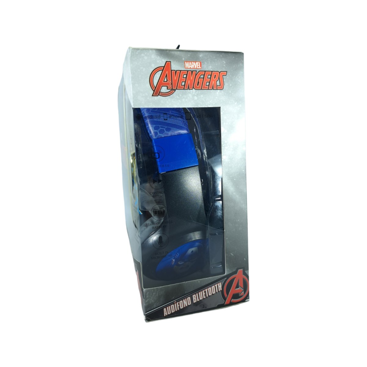 Audífonos bluetooth para niños - Capitán América Avengers - Avengers - COMERCIAL BELSAN SPA -
