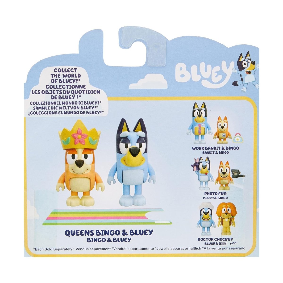 Bluey & Bingo - Queens - Set 2 Figuras - Comercial Belsan - Spin Master - COMERCIAL BELSAN -