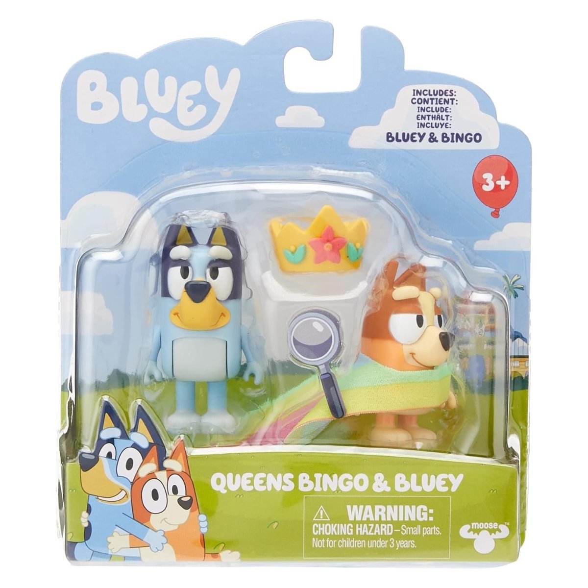 Bluey & Bingo - Queens - Set 2 Figuras - Comercial Belsan - Spin Master - COMERCIAL BELSAN -