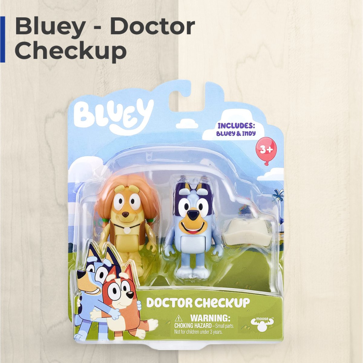 Bluey - Doctor Checkup Set 2 Figuras - Comercial Belsan - Spin Master - COMERCIAL BELSAN -