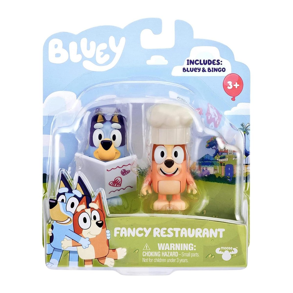 Bluey Fancy Restaurant set 2 figuras - Comercial Belsan - Imexporta - COMERCIAL BELSAN -