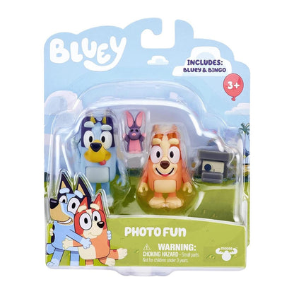 Bluey Photo Fun set 2 figuras - Comercial Belsan - Imexporta - COMERCIAL BELSAN -