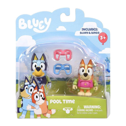 Bluey Pool time set 2 figuras - Comercial Belsan - Imexporta - COMERCIAL BELSAN -