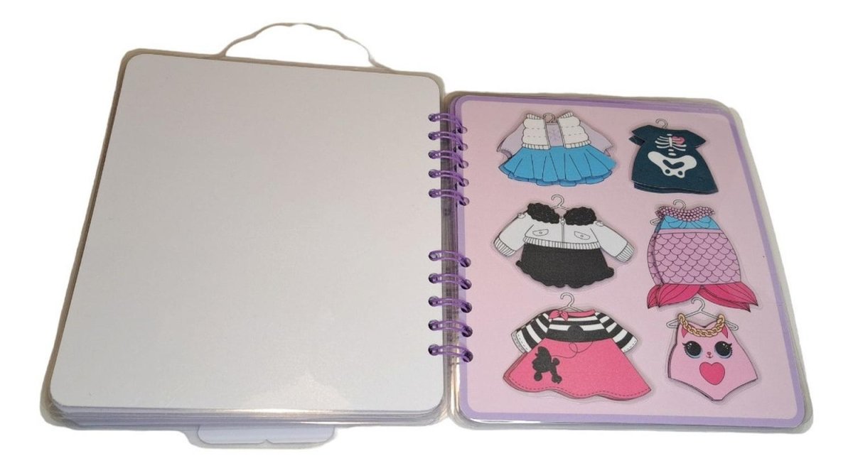 Cuaderno Didáctico Interactivo Lol Dress Up - Belsan - Genérica - COMERCIAL BELSAN -