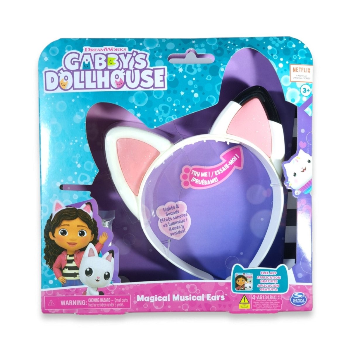 Gabby's Doll House - Cintillo Orejas de gato con Luz y sonido - SPIN MASTER - COMERCIAL BELSAN -