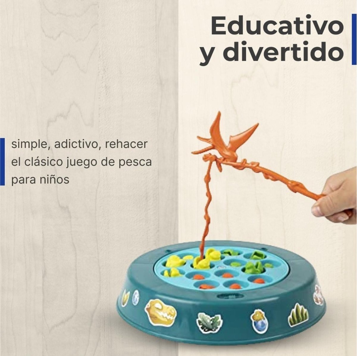 Juego Dino Dive Fishing - Pesca Milagrosa - Spin Master - COMERCIAL BELSAN -