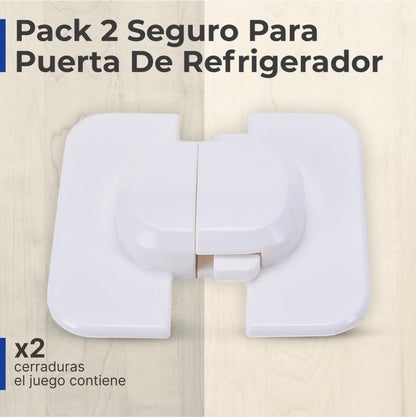 Pack 2 Seguro Para Puerta De Refrigerador - Genérica - COMERCIAL BELSAN -