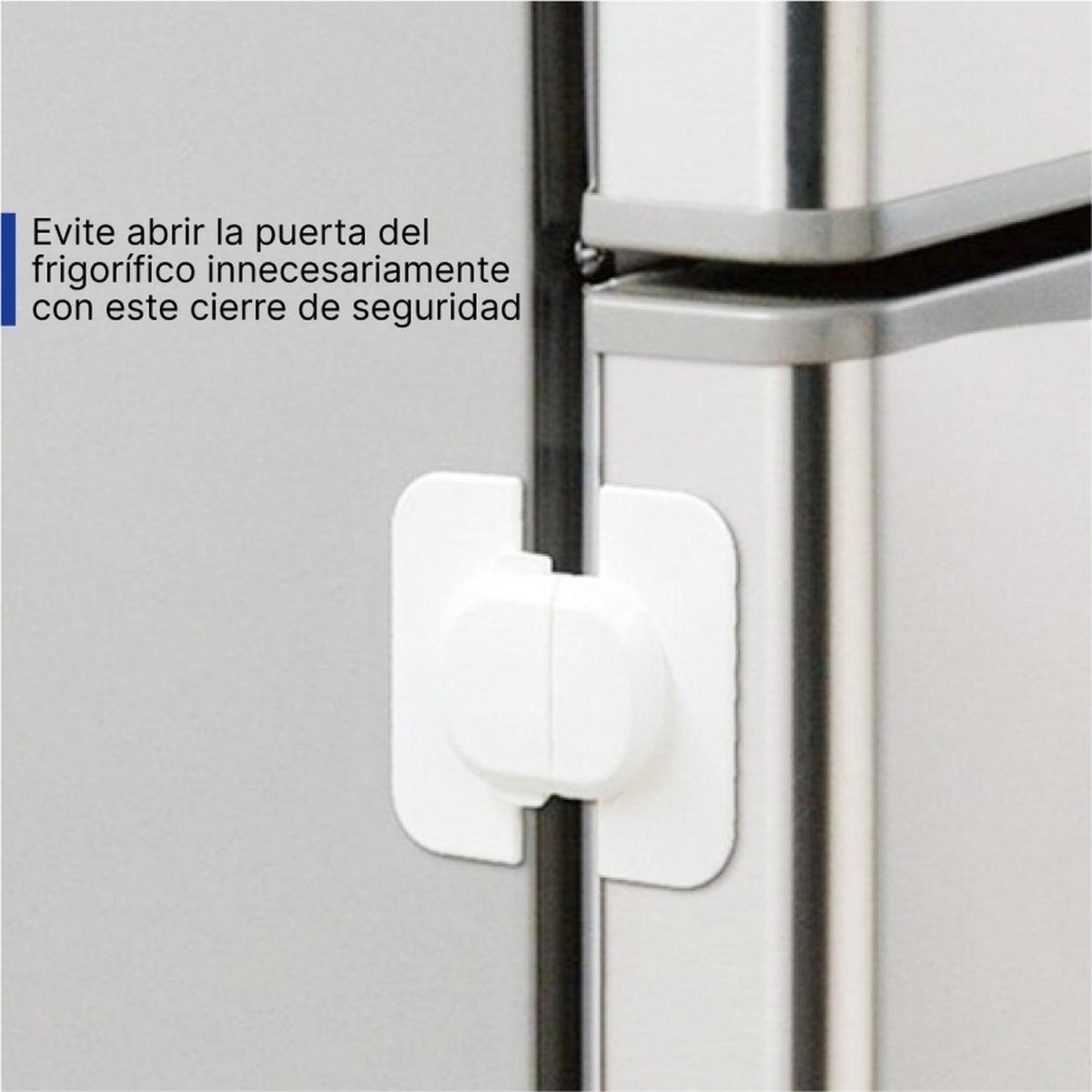 Pack 2 Seguro Para Puerta De Refrigerador - Genérica - COMERCIAL BELSAN -
