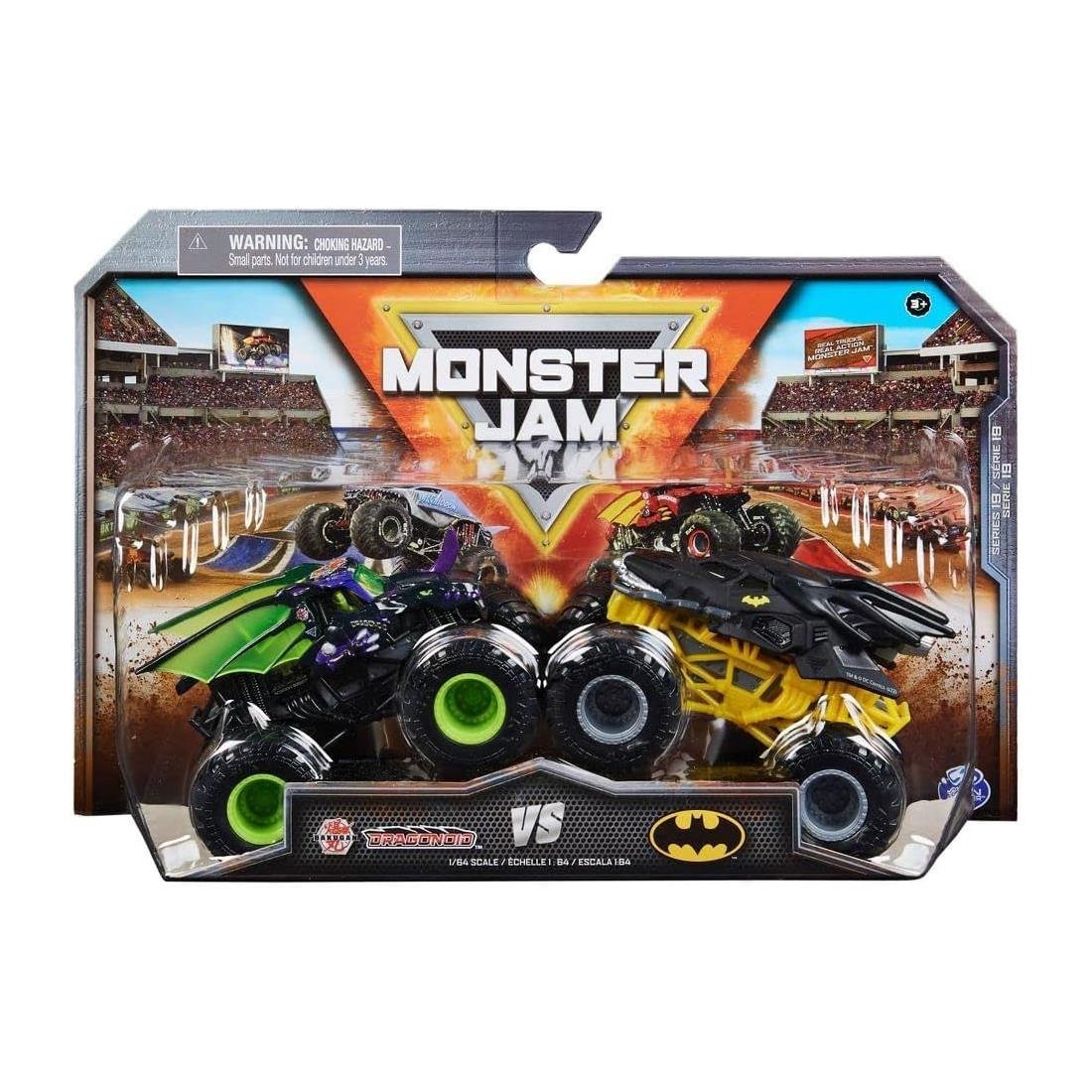Set Monster JAM VS - Modelos escala 1:64 - Infantil - Spin Master - COMERCIAL BELSAN -