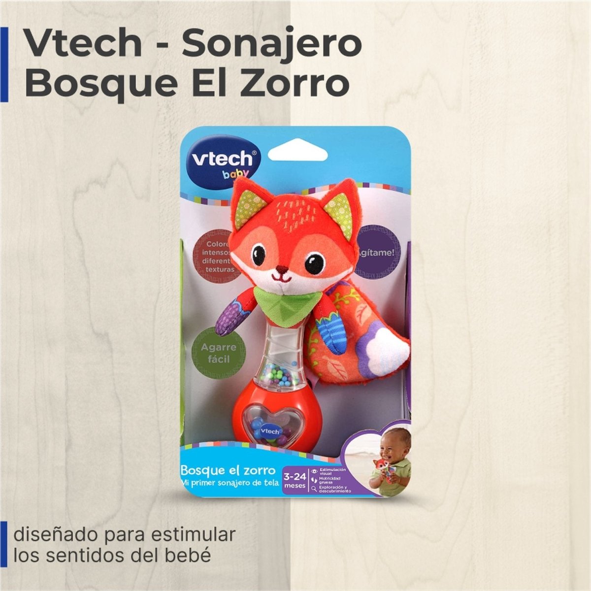Vtech - Sonajero Bosque El Zorro - VTech - COMERCIAL BELSAN -